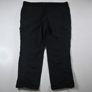 Torrid 18-20 Plus /‎ 2 Black Pull On Cargo Slim Straight Womens Pants